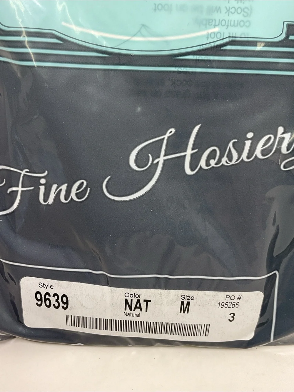 National Fine Hosiery knee high Stockings - Natural-size medium- total of 5